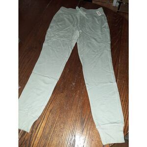 New XS Amazon Essentials Mint Bluish Green Athletic Casual Joggers Pants NWT